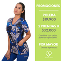 POLERA LYCRA AZUL REY 2447