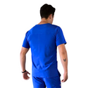 POLERA HOMBRE ANTIFLUIDO AZUL REY MODELO MADRID