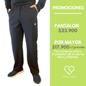 PANTALON RECTO ANTIFLUIDO HOMBRE NEGRO MODELO MADRID