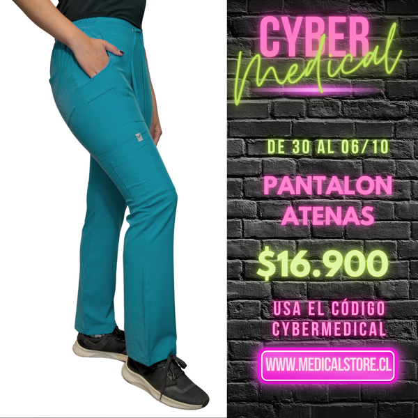 PANTALÓN TURQUESA HERO ATENAS