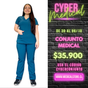 CONJUNTO VERDE PETROLEO HERO MODELO MEDICAL