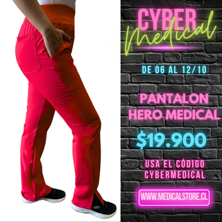 Pantalón Rojo Hero Medical