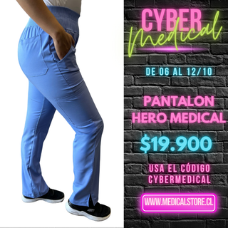 Pantalón Celeste Hero Medical