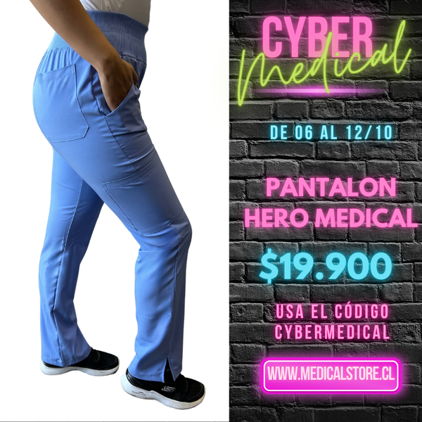 Pantalón Celeste Hero Medical