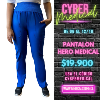 Pantalón  Azul Rey Hero Medical
