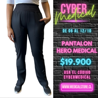 Pantalón Negro Hero Medical