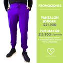 PANTALON JOGGER ANTIFLUIDO HOMBRE MORADO MODELO ESPARTA