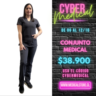 Conjunto Antifluido Gris Hero Medical