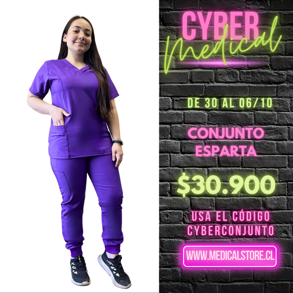 CONJUNTO JOGGER MORADO HERO ESPARTA