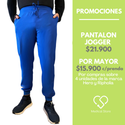 PANTALON JOGGER ANTIFLUIDO HOMBRE AZUL REY MODELO ESPARTA