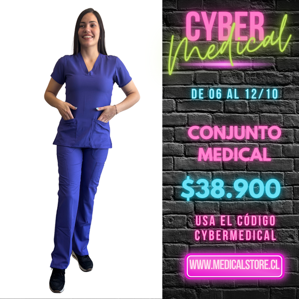 Conjunto Antilfuido Morado Hero Medical