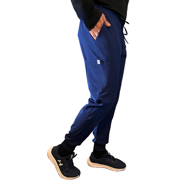 CONJUNTO HOMBRE JOGGER ANTIFLUIDO AZUL MARINO MODELO ESPARTA