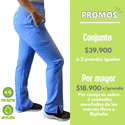 PANTALÓN CELESTE HERO MEDICAL