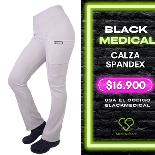 Pantalón Spandex Ripholia Blanco