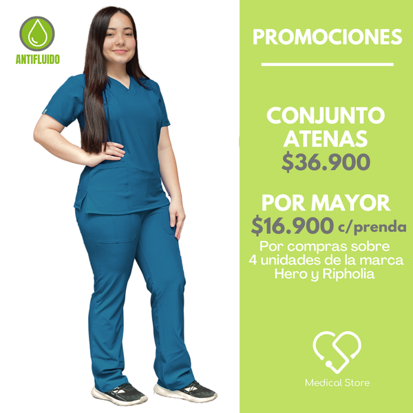 CONJUNTO VERDE PETROLEO HERO ATENAS