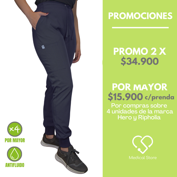 PANTALON JOGGER GRIS HERO ESPARTA