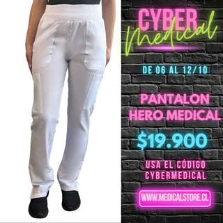 Pantalón Blanco Hero Medical