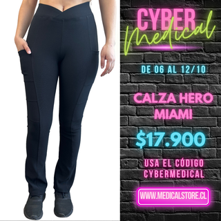 Pantalón Spandex Hero Miami Negro