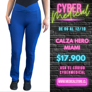 Pantalón Spandex Hero Miami Azul Rey