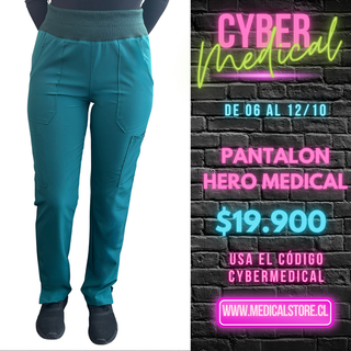 Pantalón Verde Botella Hero Medical