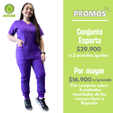 CONJUNTO ANTIFLUIDO JOGGER MORADO HERO ESPARTA