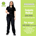 CONJUNTO ANTIFLUID0 NEGRO HERO MEDICAL