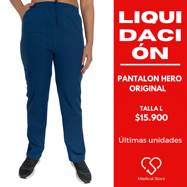 PANTALÓN HERO ORIGINAL ANTIFLUIDOS AZUL PETRÓLEO