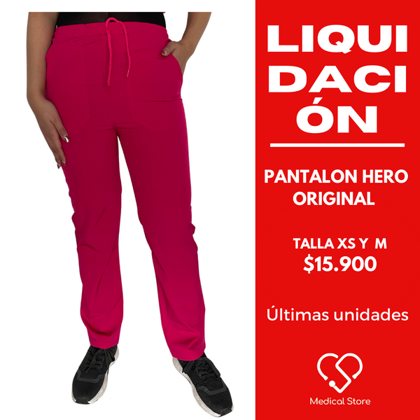 PANTALÓN HERO ORIGINAL ANTIFLUIDOS FUCSIA