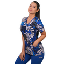 POLERA LYCRA AZUL REY 2447