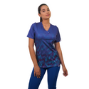 POLERA LYCRA AZUL REY 2449