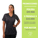 POLERA LYCRA GRIS CON ESTAMPADO 2379