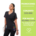 POLERA LYCRA NEGRO ESTAMPADO 108-2