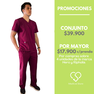 CONJUNTO ANTIFLUIDO HOMBRE BURDEO MODELO MADRID