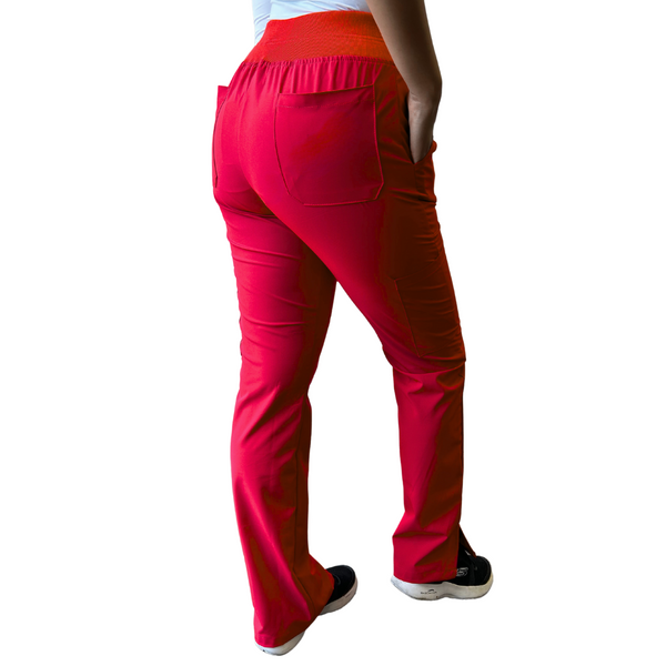 PANTALÓN ANTIFLUIDO MODELO MEDICAL ROJO_uniformes_clinicos_trajes_clinicos_providencia