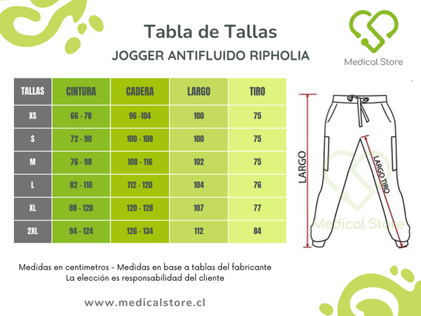 CONJUNTO ANTIFLUIDOS BLANCO (PANTALON JOGGER)