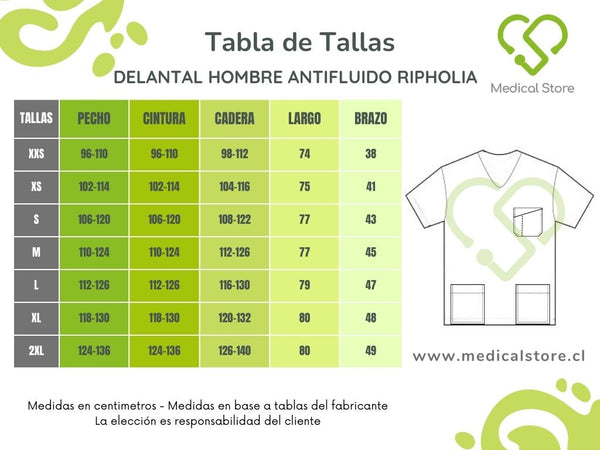 POLERA HOMBRE ANTIFLUIDOS RIPHOLIA VERDE BOTELLA 651