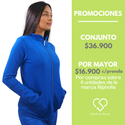 POLERÓN SPANDEX RIPHOLIA AZUL REY