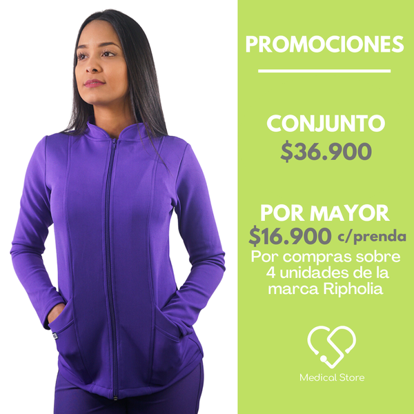 POLERÓN SPANDEX RIPHOLIA MORADO