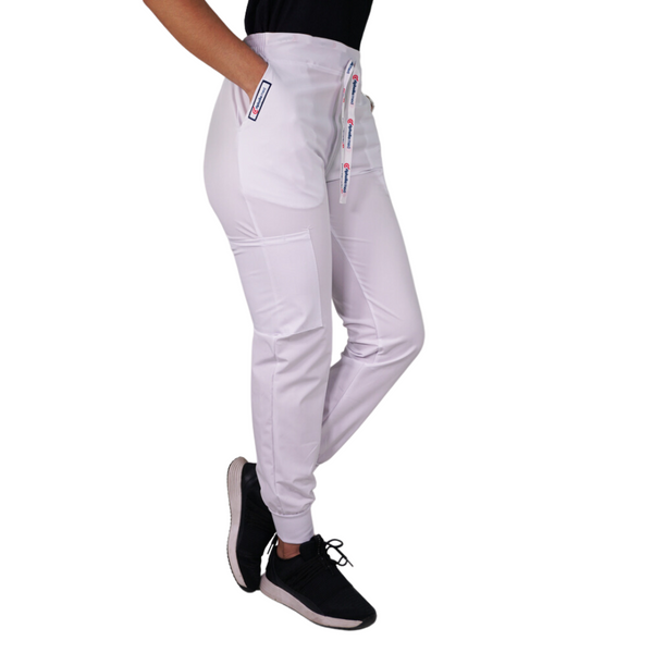 CONJUNTO ANTIFLUIDOS BLANCO (PANTALON JOGGER)