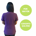 POLERA MUJER RIPHOLIA ANTIFLUIDO MORADO 2323