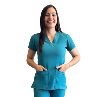 Top Antifluido Turquesa Hero Medical