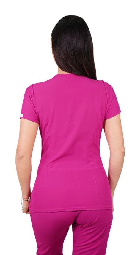 Polera Mujer Ripholia Antifluido Amapola Fucsia