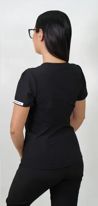 Polera Mujer Ripholia Antifluidos Azalea Negro