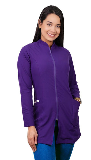 Bata Clinica Mujer Antifluidos Morado