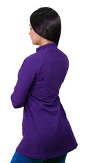 Bata Clinica Mujer Antifluidos Morado