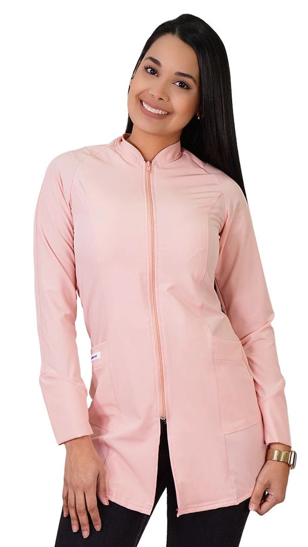 Bata Clinica Mujer Antifluidos Palo Rosa - Main Image
