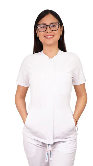 Polera Mujer Ripholia Antifluidos Jazmin Blanco