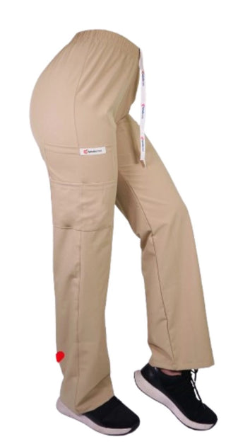 Pantalón Recto Antifluido Unisex Ripholia Beige