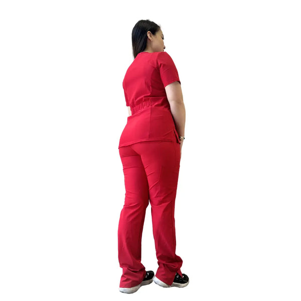 Conjunto Antifluidos Rojo (Pantalon Medical Recto)