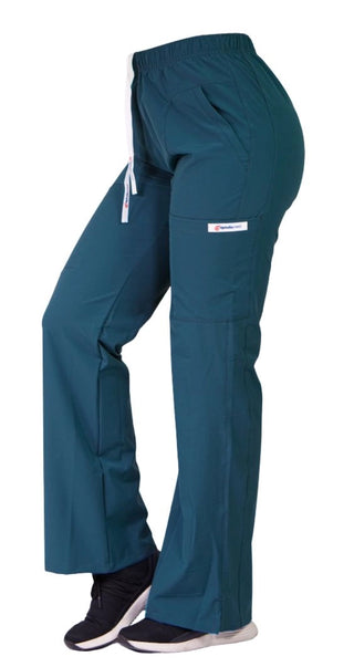 Pantalon Antifluido Roma Verde Petroleo